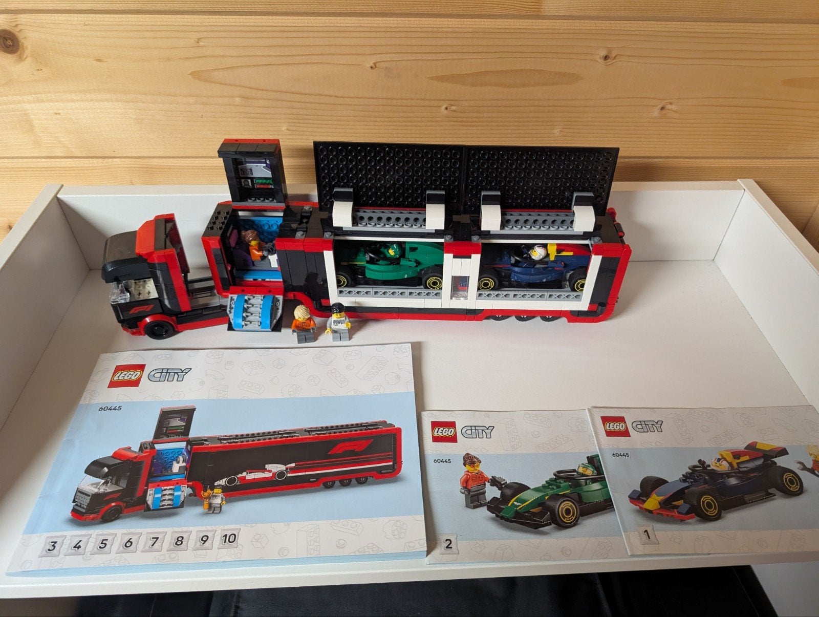 LEGO City 60445 Formule 1 racewagen en vrachtwagen, Ophalen of Verzenden, Zo goed als nieuw