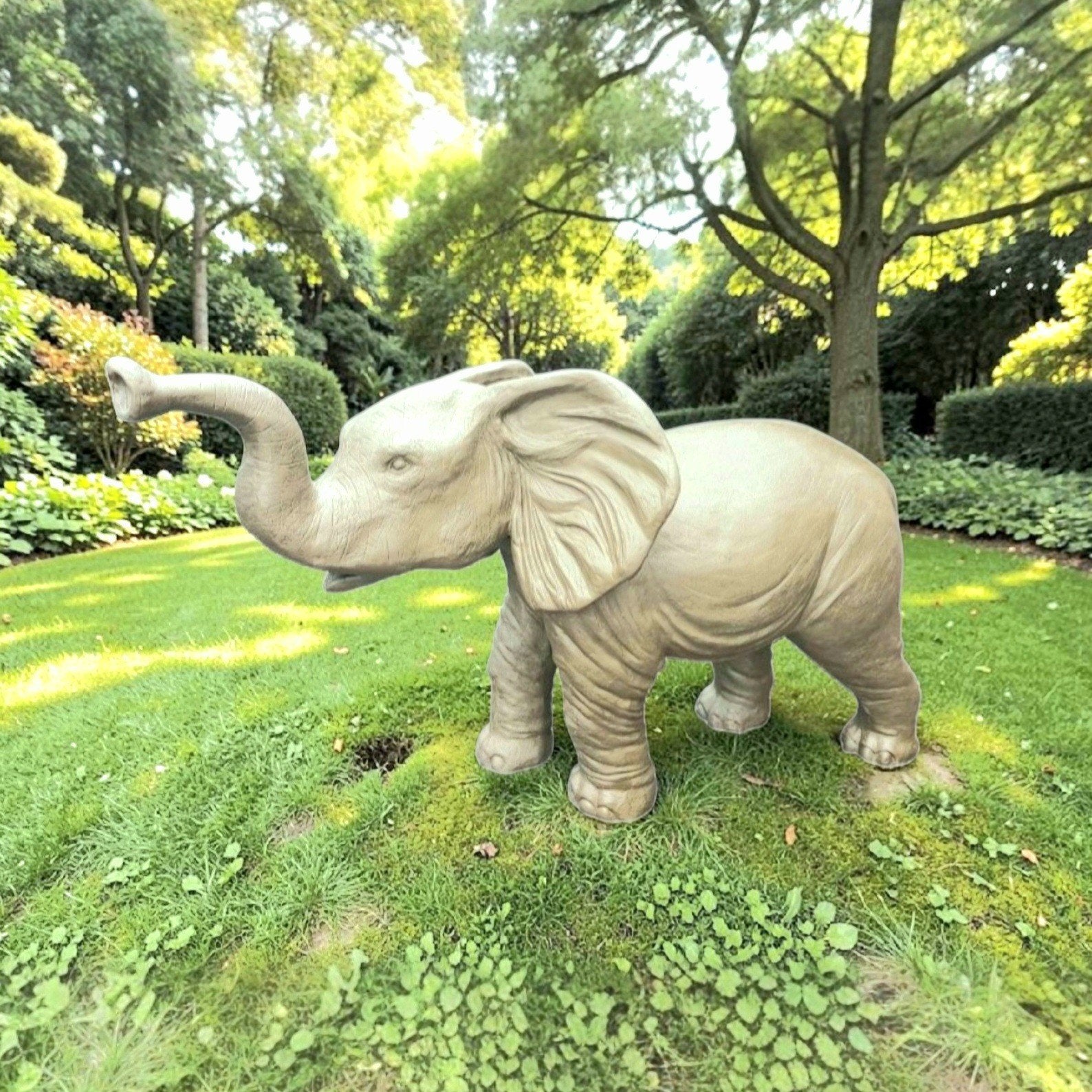 Polyester olifant leeuw tuinbeeld dierenbeelden wilde dieren, Ophalen, Nieuw, Kunststof, Dierenbeeld