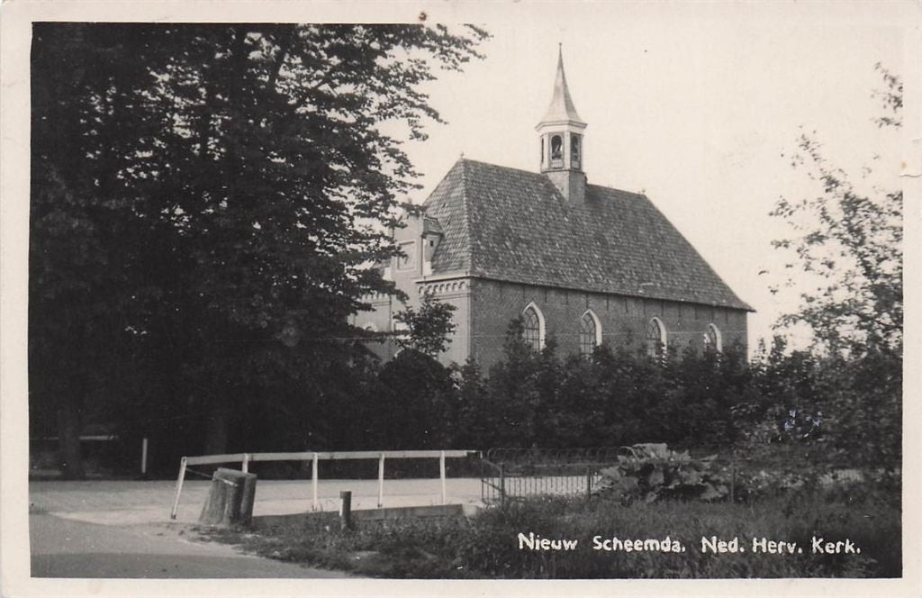 702-381-023 Nieuw Scheemda Ned Herv Kerk, Verzenden, Voor 1920, Groningen