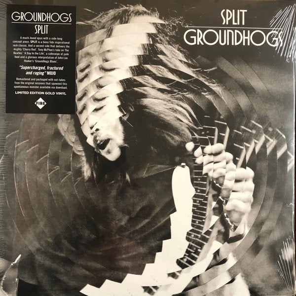 LP  GROUNDHOGS  split  GOLD coloured vinyl  NIEUWSTAAT, LP, Blues Rock, Colored vinyl, Ophalen of Verzenden