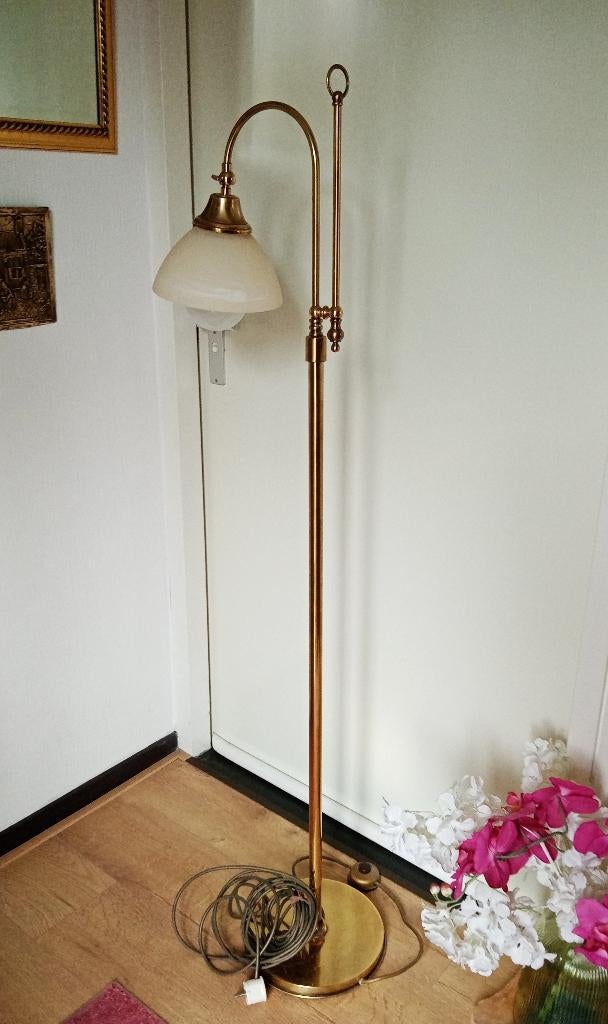Stalamp, vintage, Ophalen, Gebruikt, Klassiek, Glas