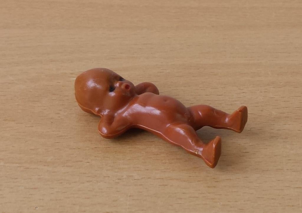 Klein Kewpie Poppetje - 5,5 cm - Made in USA, Verzamelen, Gebruikt, Ophalen of Verzenden, Nvt, Pop