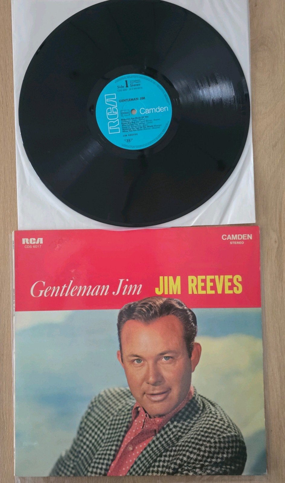 Jim Reeves - Gentleman Jim LP (Country/Folk), Ophalen of Verzenden, Gebruikt, Album, Country