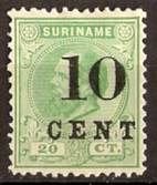 Suriname NVPH nr 31 postfris Hulpuitgifte 1898, Verzenden, Postfris