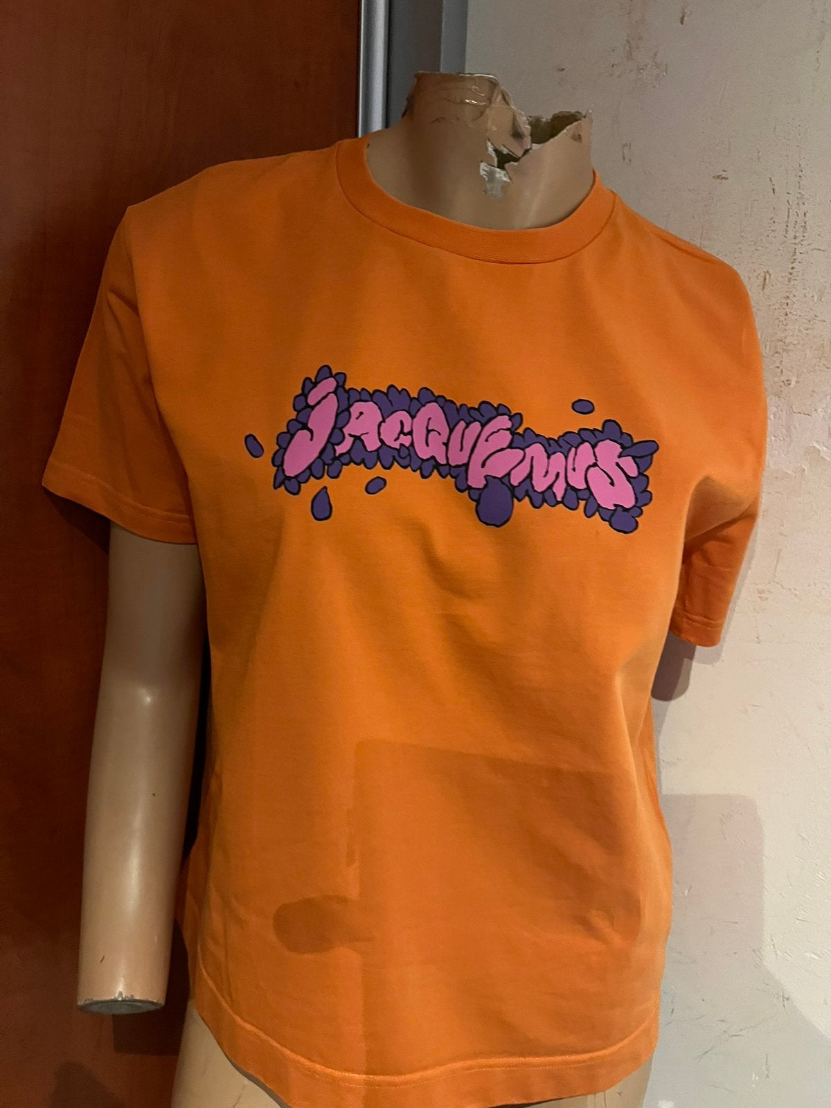 JACQUEMUS  shirt maat m origineel zgan, Maat 38/40 (M), Oranje, Ophalen of Verzenden, Zo goed als nieuw