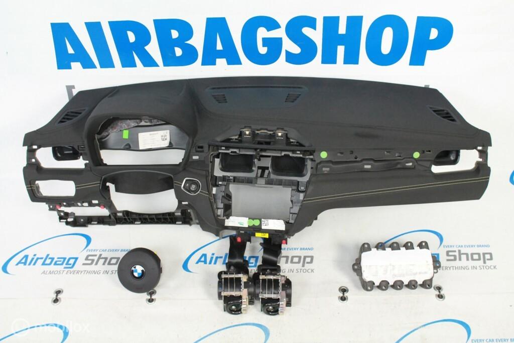 Airbag set - Dashboard M zwart geel stiksel BMW X2 F39 2017, Auto-onderdelen, Dashboard en Schakelaars, Gebruikt, Ophalen of Verzenden