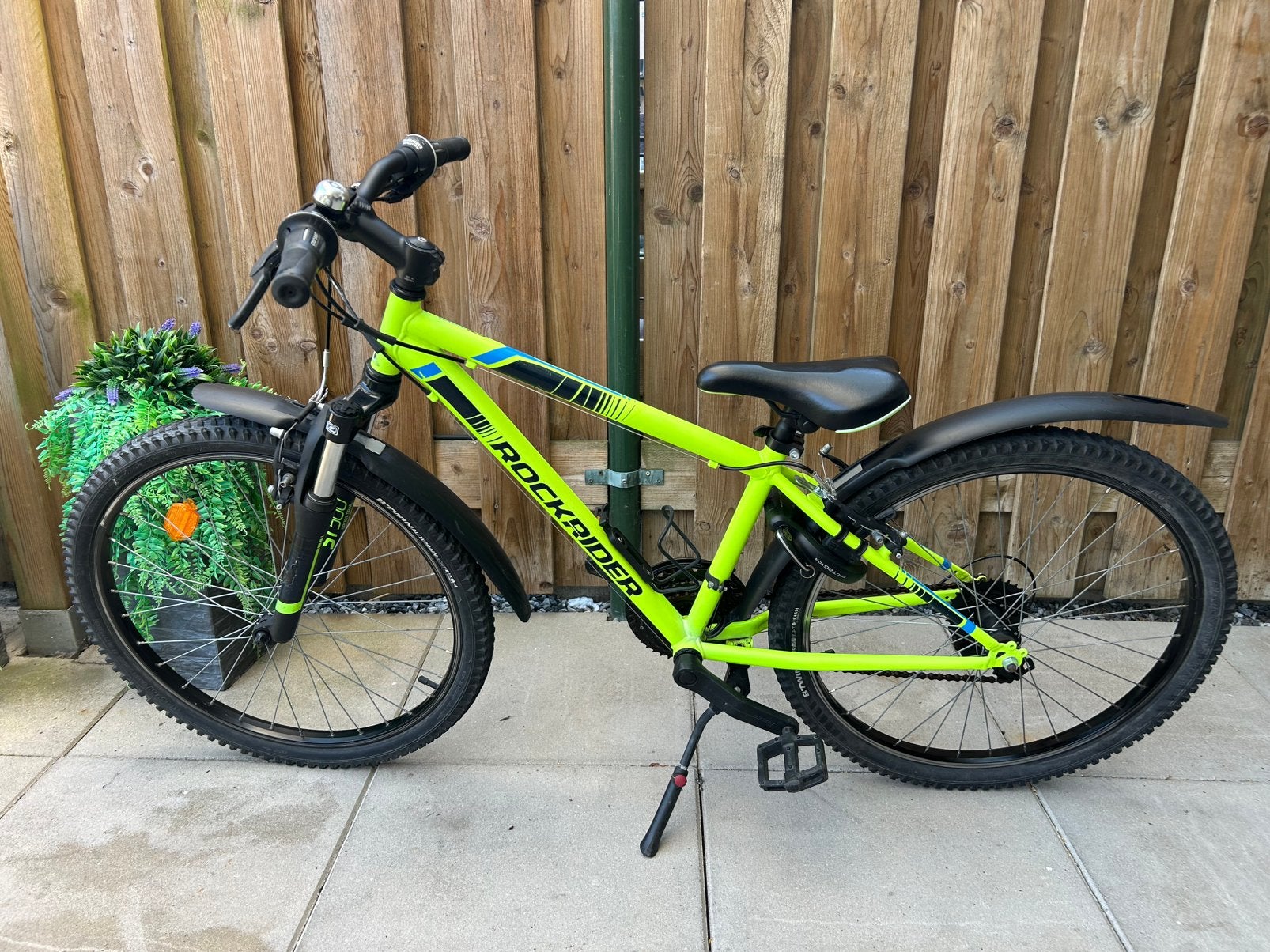 24 inch B’twin Rockrider st 500, Fietsen en Brommers, Fietsen | Jongens, Ophalen, Zo goed als nieuw, 24 inch, Versnellingen
