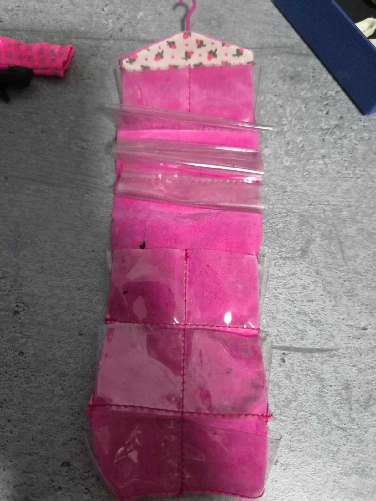 Barbie kledinghanger opbergzak roze, Ophalen of Verzenden