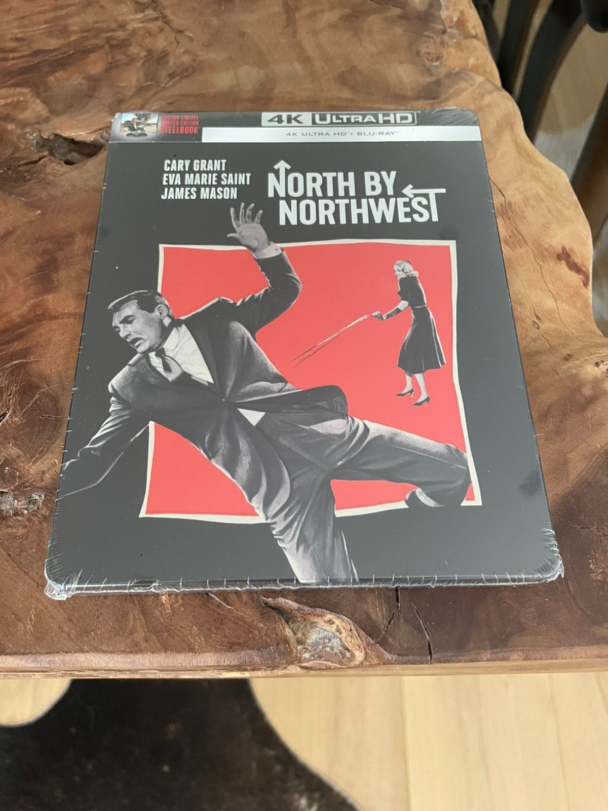 North by northwest 4K steelbook, Cd's en Dvd's, Blu-ray, Ophalen, Zo goed als nieuw, Actie