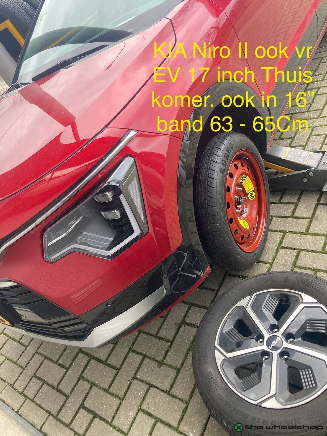 Reservewiel Thuiskomer KIA Niro Hyundai Kona Mazda 6 CX3  18, Auto-onderdelen, Banden en Velgen, Gebruikt, -, Banden en Velgen