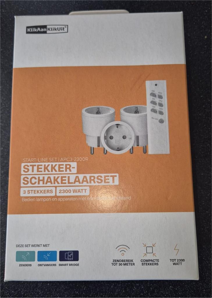 NIEUWE KlikAanKlikUit Draadloze Stopcontact set (APC3-2300R), Ophalen of Verzenden, Nieuw, Stopcontact