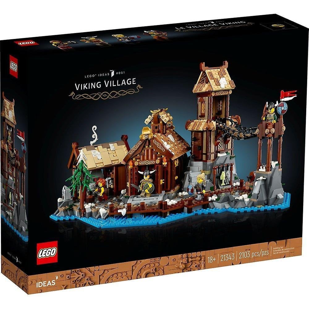 Te huur: Lego Viking Village 21343, Gebruikt, Compleet, Lego, Ophalen of Verzenden