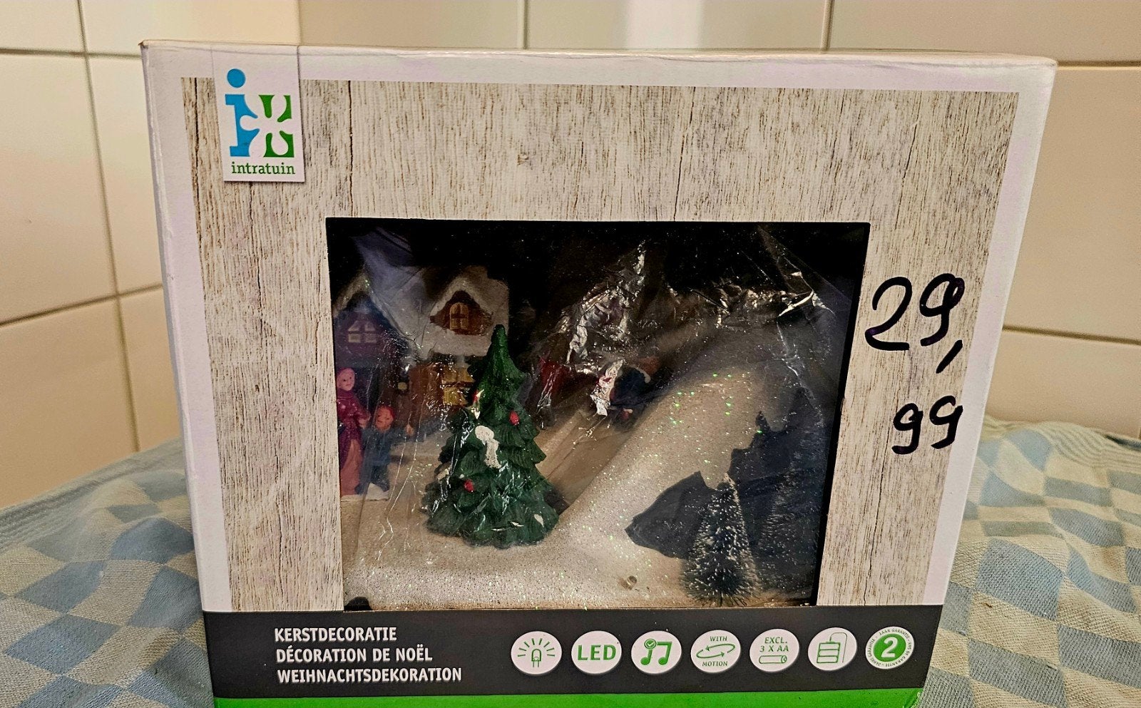 leuk kerstdorp sleebaan. Van intratuin, Ophalen of Verzenden, Nieuw