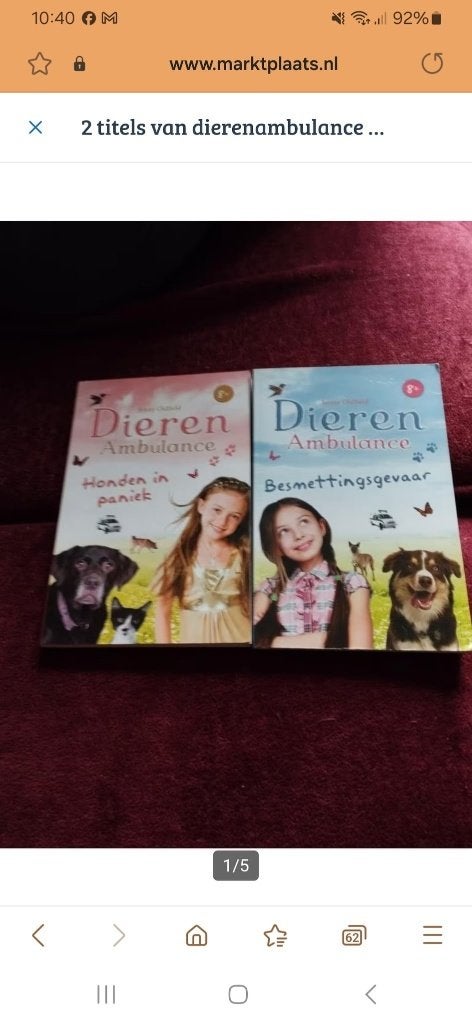 2 titels van dierenambulance +diverse, Boeken, Ophalen, Zo goed als nieuw, Diverse schrijvers, Fictie
