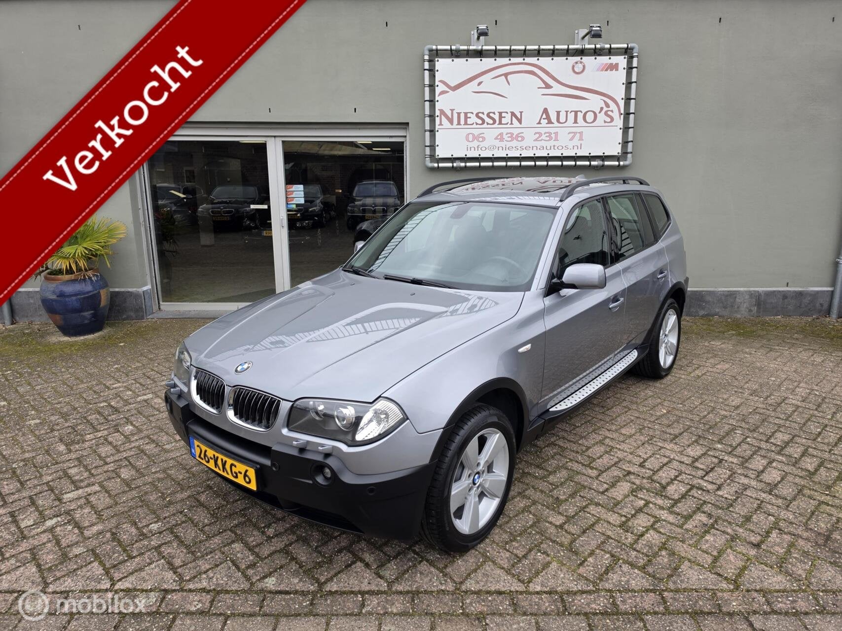 BMW X3 E83 2.5i Executive Xenon/Pano/Navi/2e eigenaar, Auto's, Automatische klimaatregeling, 1800 kg, Zwart, Leder