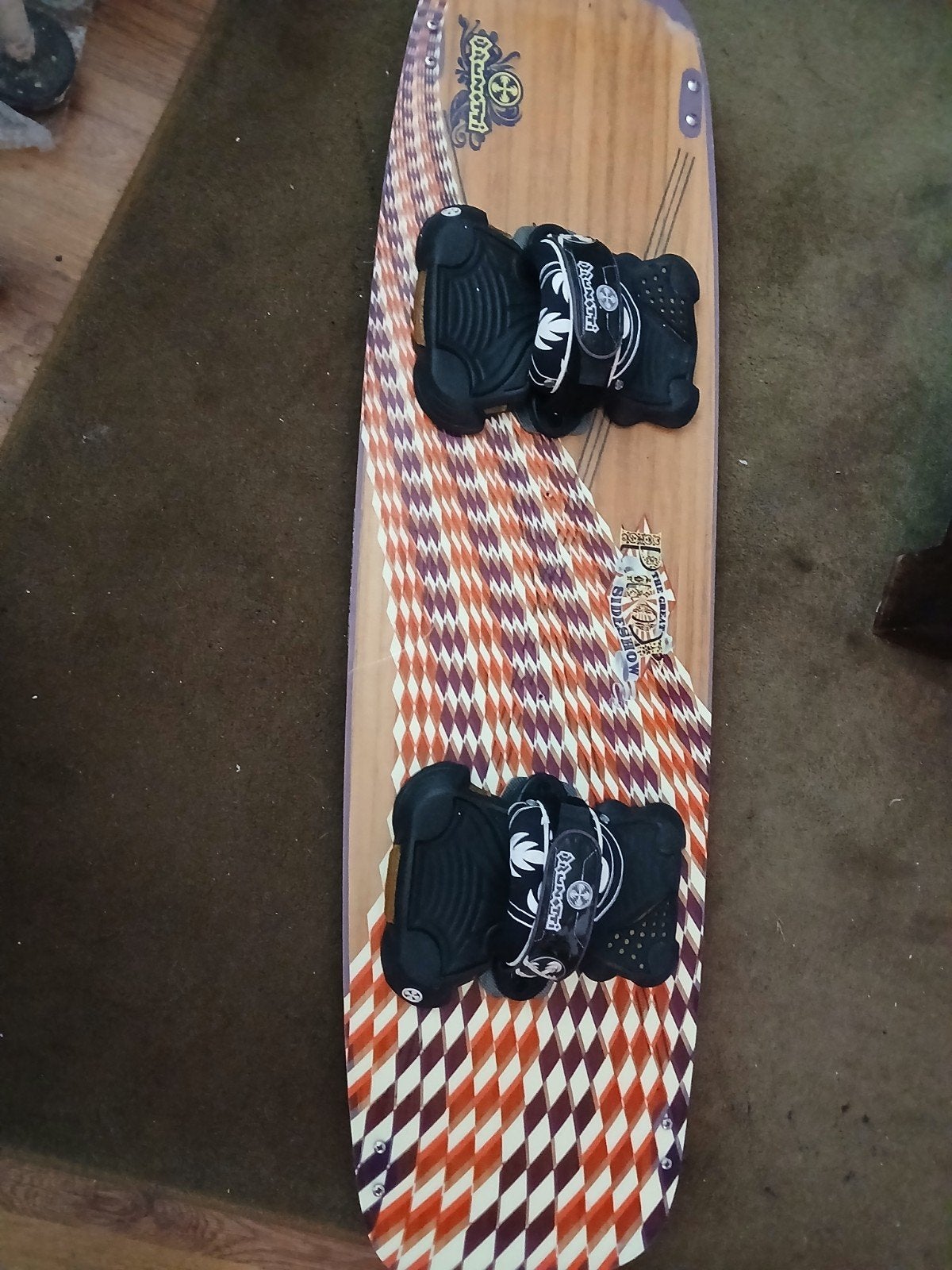 Brunotti ProX 134 x 40 Twintip Kiteboard met bindingen, Twintip, Ophalen, Gebruikt, Kiteboard