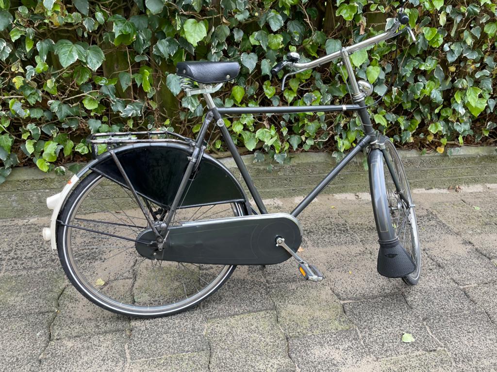 Vintage Gazelle herenfiets uit de jaren 60, Fietsen en Brommers, Fietsen | Oldtimers, 55 tot 59 cm, Ophalen, Trommelrem, Jaren '60 of nieuwer