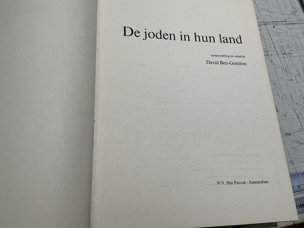 De Joden in hun Land David Ben Goerion, Boeken, Ophalen of Verzenden, Gelezen, David ben goerion, Jodendom