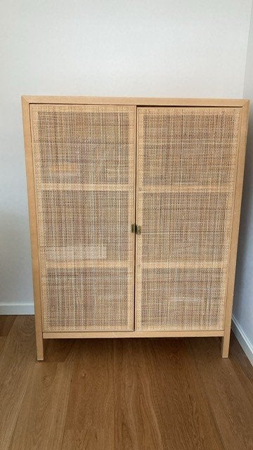 IKEA STOCKHOLM 2017 rotan kast – design klassieker, Huis en Inrichting, Kasten | Dressoirs, Ophalen, Met deur(en), 50 tot 100 cm