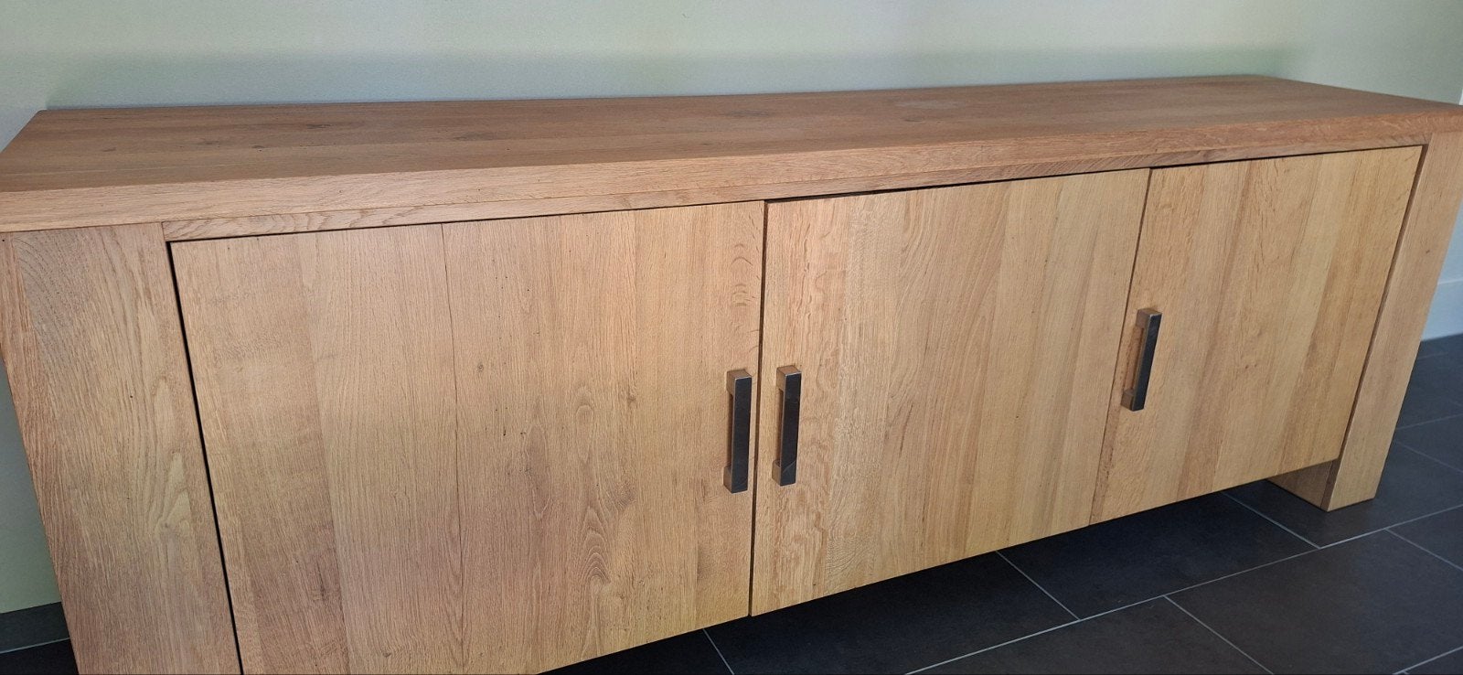 eiken dressoir, Huis en Inrichting, Kasten | Dressoirs, Ophalen, Eikenhout, 200 cm of meer, Modern