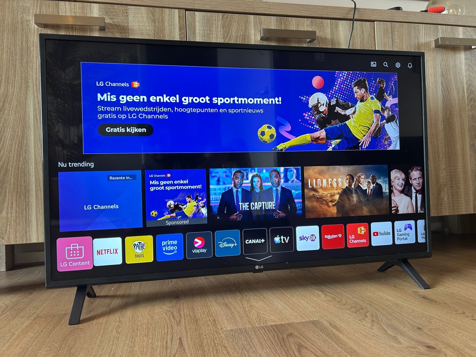 LG Smart TV 43 inch 4K, Audio, Tv en Foto, Ophalen, 50 Hz, Zo goed als nieuw, 100 cm of meer