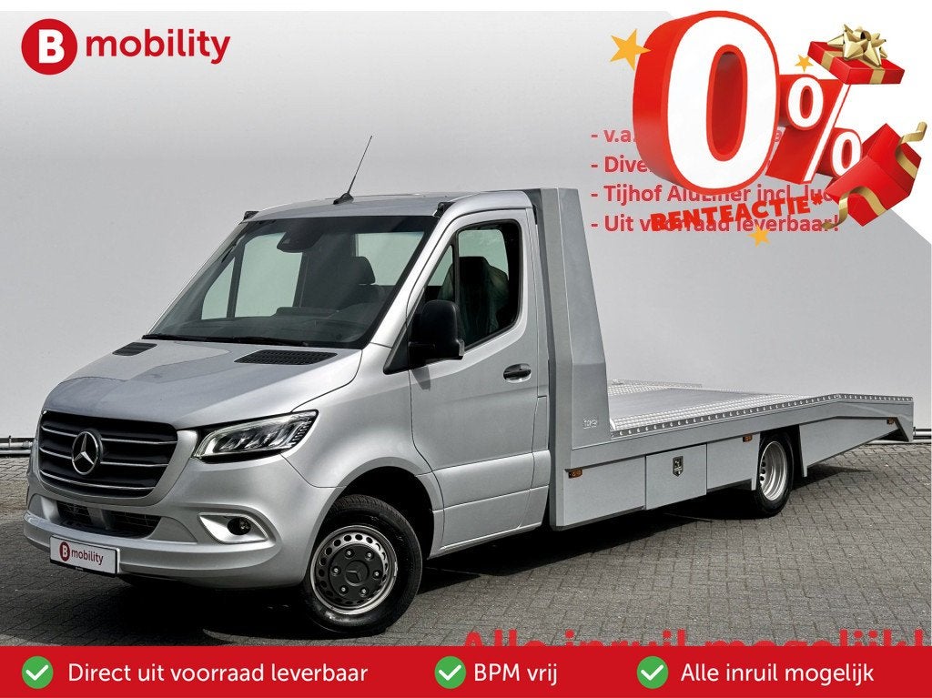 Mercedes-Benz Sprinter 519 CDI Tijhof AluLiner V/A €32 Per, Auto's, Bestelauto's, Achterwielaandrijving, Gebruikt, Bedrijf, Diesel