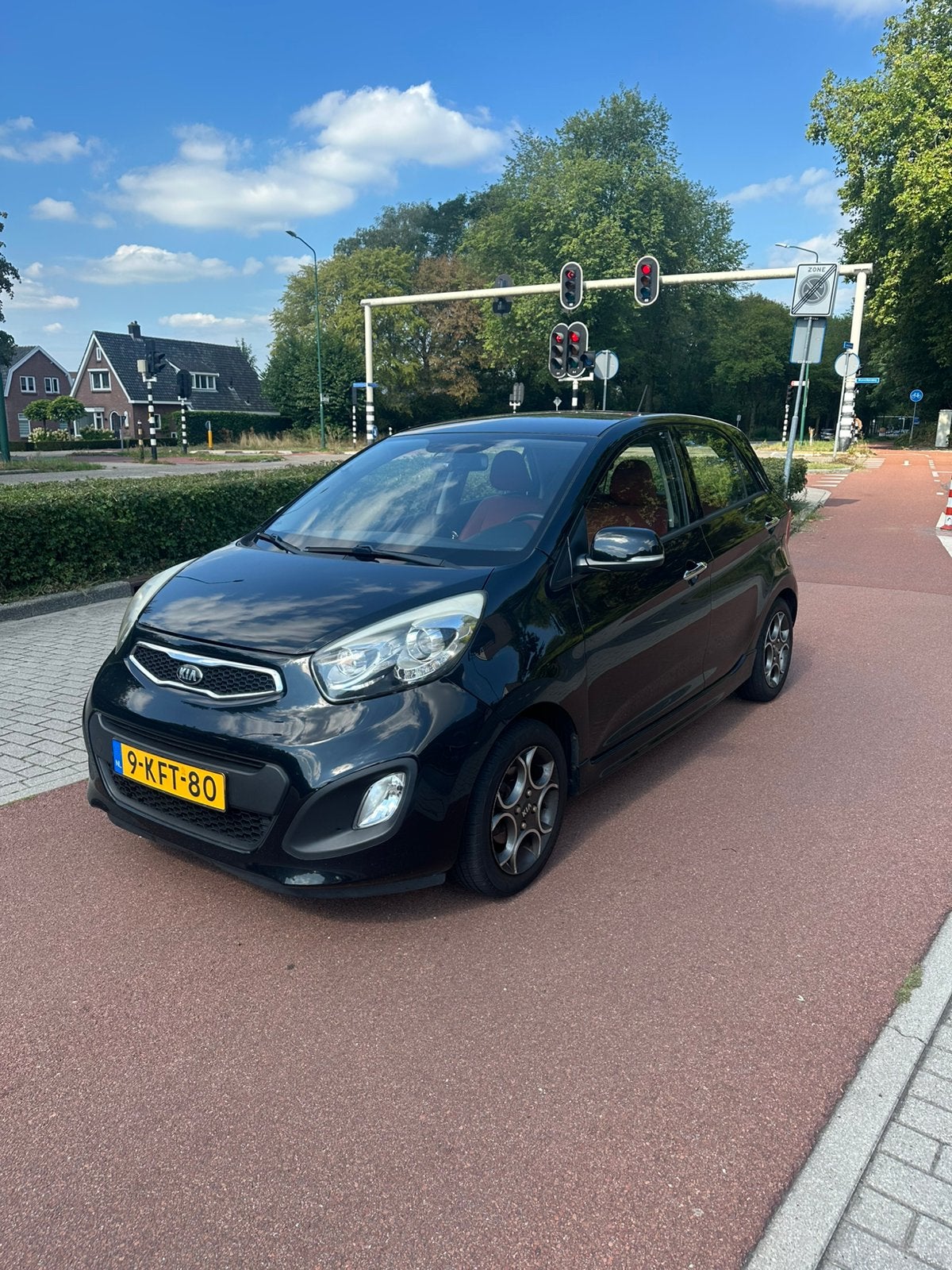 Kia Picanto 1.0 Cvvt 5-DRS 2013 | Cruise | Apple CarPlay, Voorwielaandrijving, Parkeersensor, 400 kg, Zwart