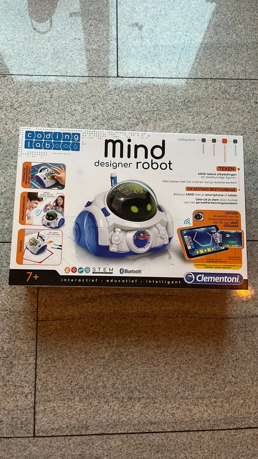 Mind designer robot, Ophalen, Zo goed als nieuw, Ontdekken