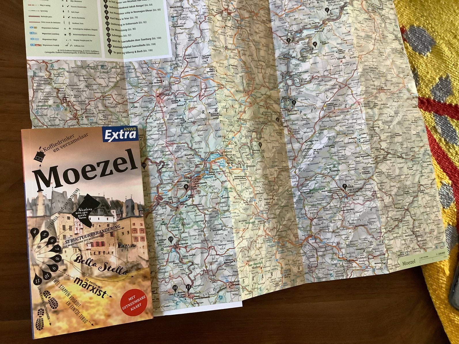 Moezel Duitsland Luxemburh ANWB reisgids + kaart, Europa, Nieuw, Ophalen of Verzenden, Reisgids of -boek