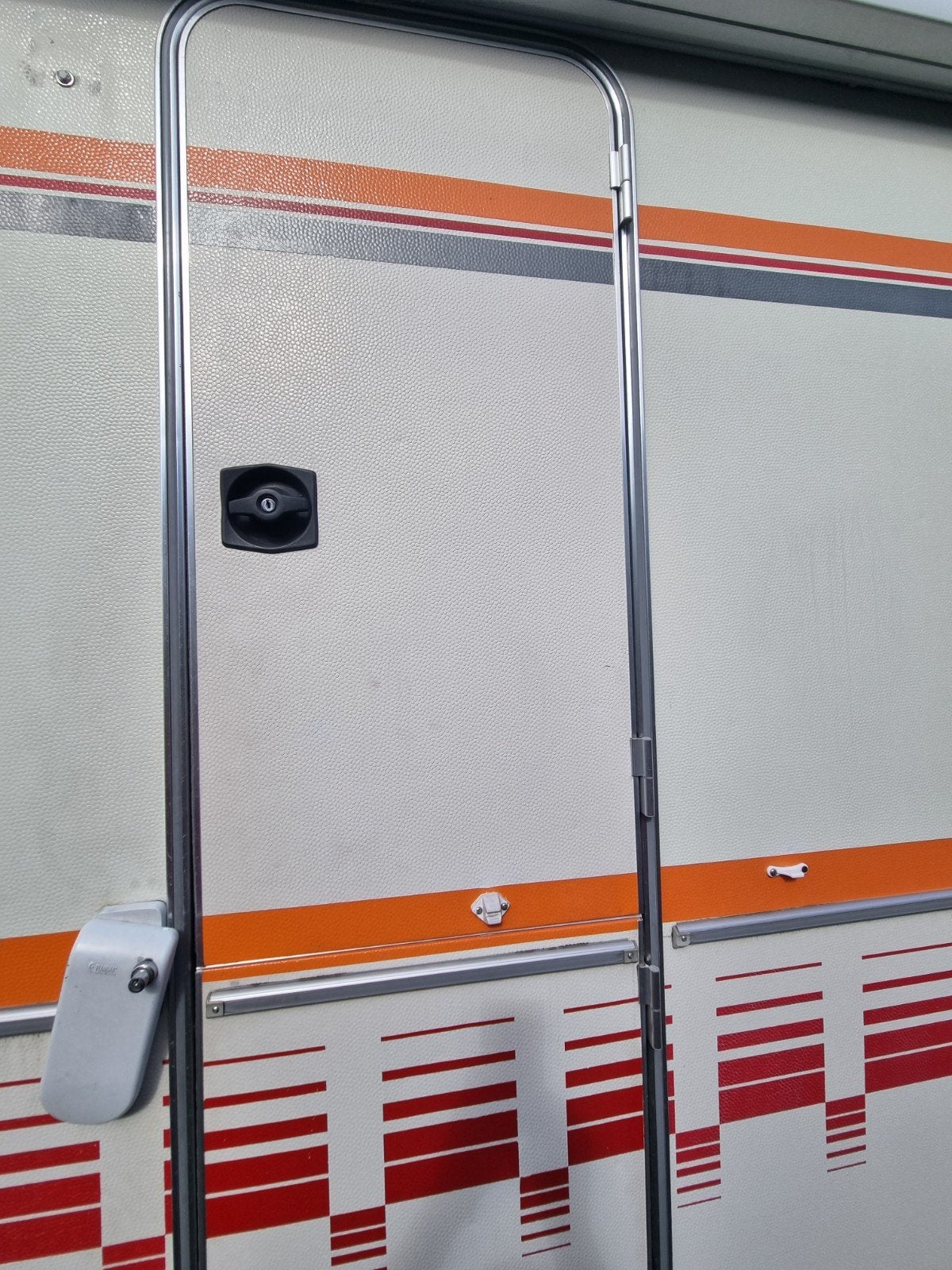 Camper ingangdeur opbouw deur 2 delig oa frankia etc, Caravans en Kamperen, Ophalen of Verzenden, Gebruikt