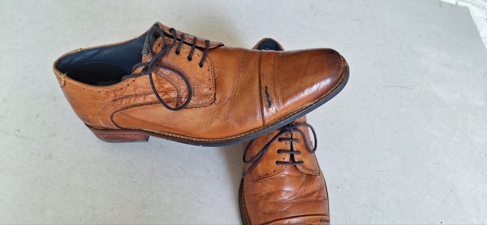 Z.g.a.n Van Beers heren schoenen maat 41, Kleding | Heren, Schoenen, Bruin, Ophalen of Verzenden, Zo goed als nieuw, Van Beers