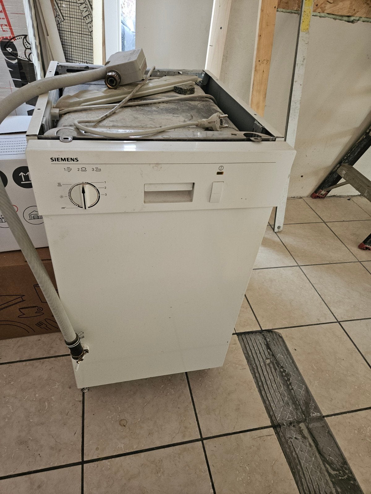 Siemens inbouw Vaatwasser - Gebruikt, Witgoed en Apparatuur, Ophalen, Gebruikt, 60 cm of meer, 14 tot 18 liter