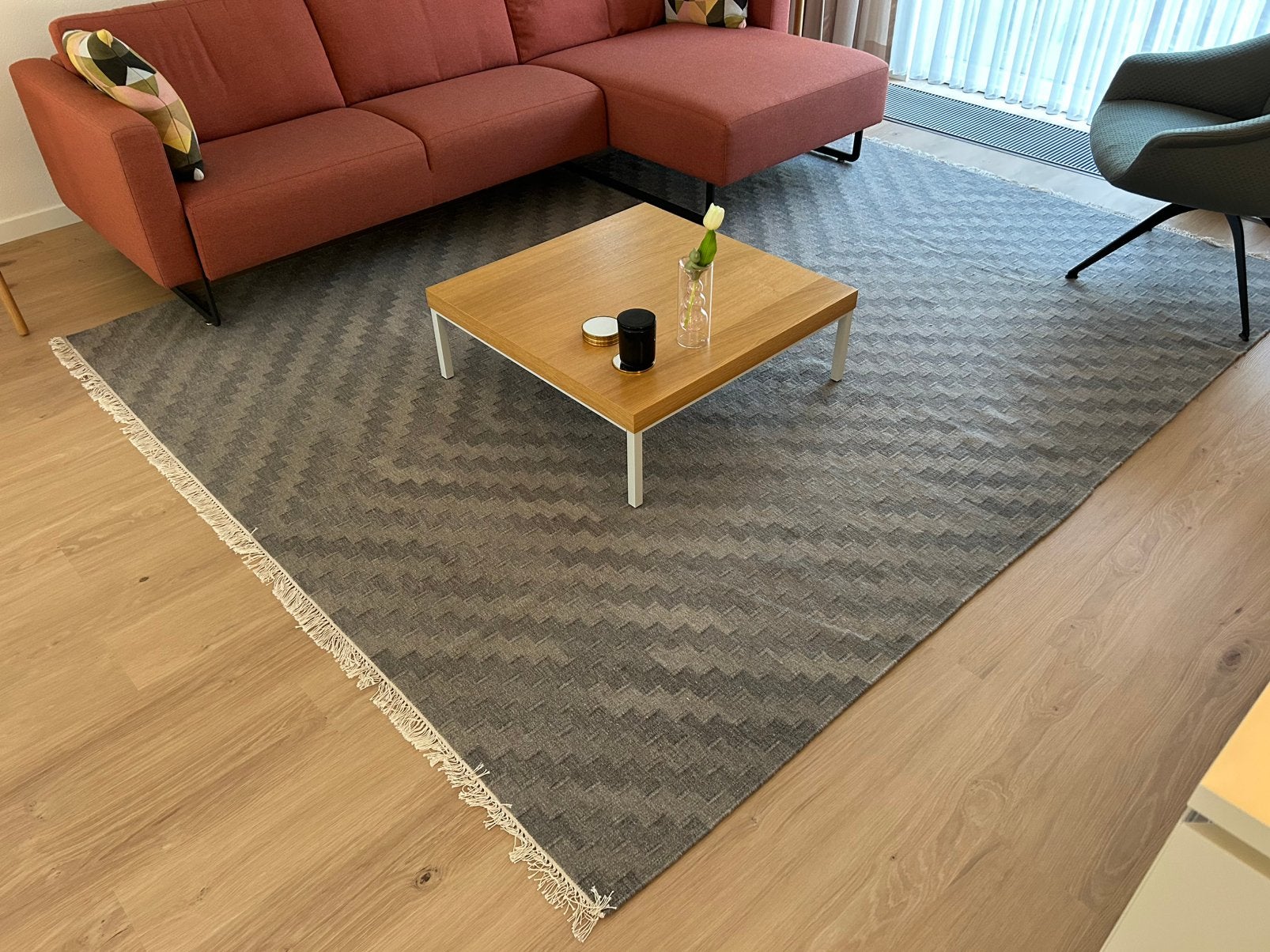 Vloerkleed 300x240 Ikea Knapphirs, Ophalen, 200 cm of meer, Zo goed als nieuw, 200 cm of meer
