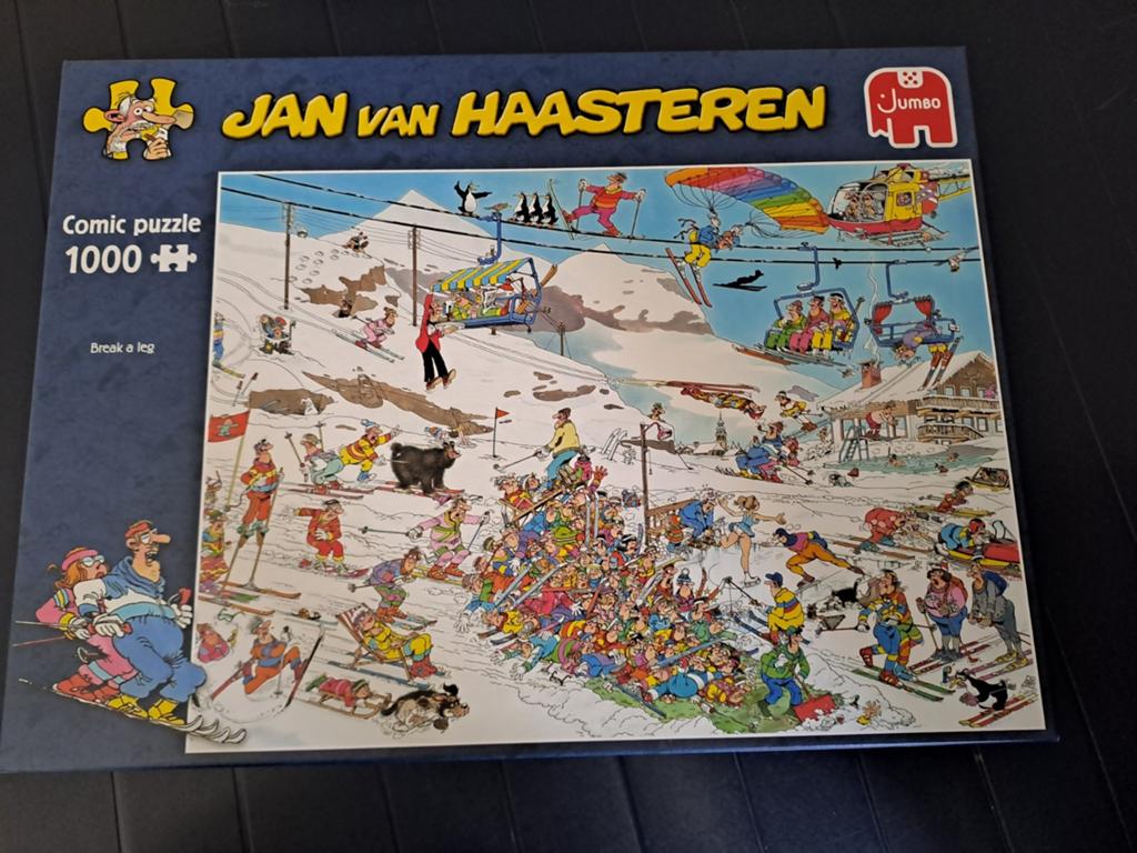 Jan van haasteren break a legg, Ophalen, 500 t/m 1500 stukjes, Zo goed als nieuw