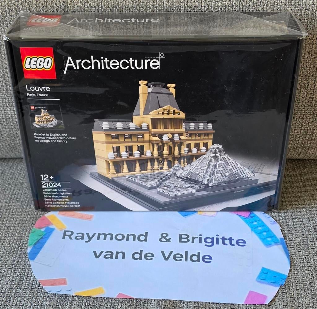 LEGO Architecture 21024 Louvre - Nieuw en Geseald, Kinderen en Baby's, Speelgoed | Duplo en Lego, Nieuw, Lego, Complete set, Inclusief doos