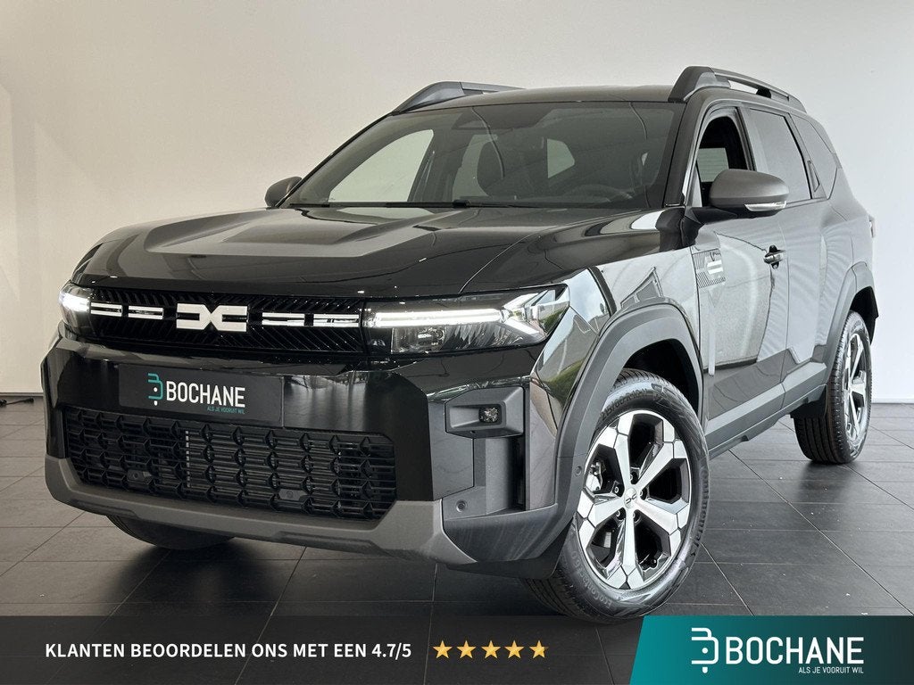 Dacia Bigster 1.8 Hybrid 155 Journey VOORRAADVOORDEEL | PACK, Auto's, Dacia, Stof, Gebruikt, Met garantie (alle), Zwart