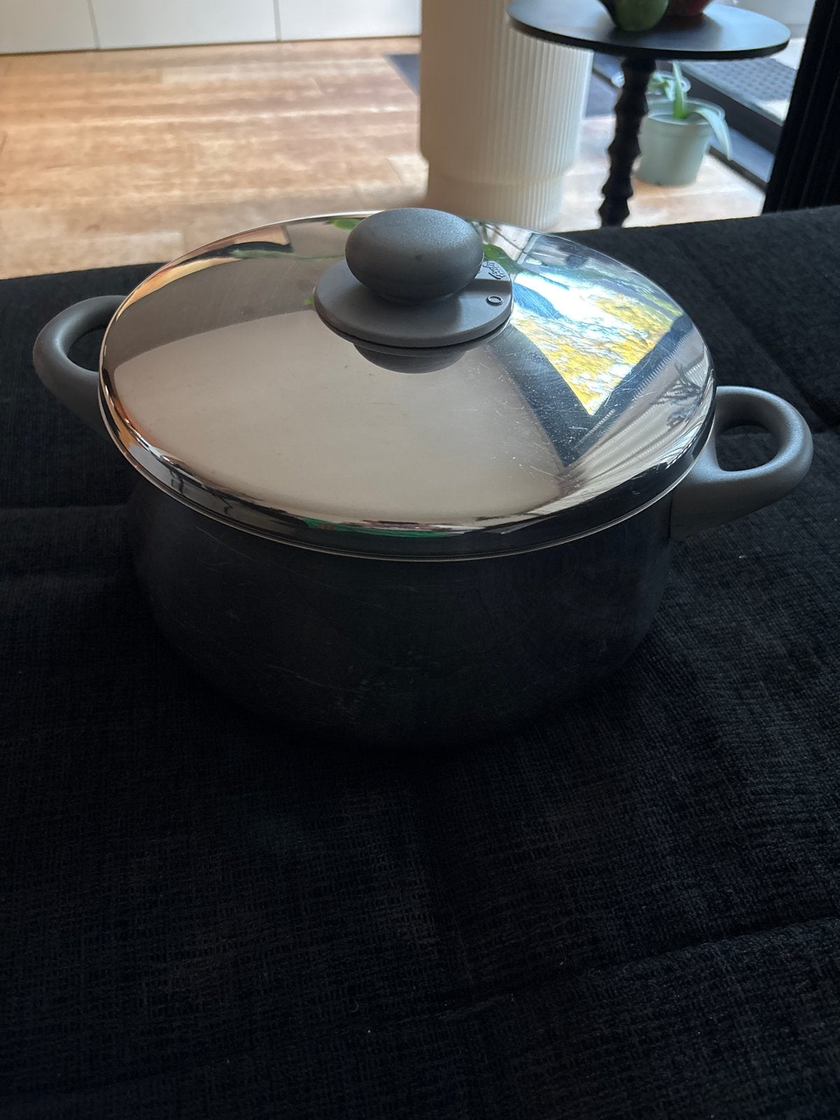 Vintage Fissler Kookpan RVS - West-Germany Kwaliteit, Gebruikt, Met handvatten, Ophalen of Verzenden, Fissler