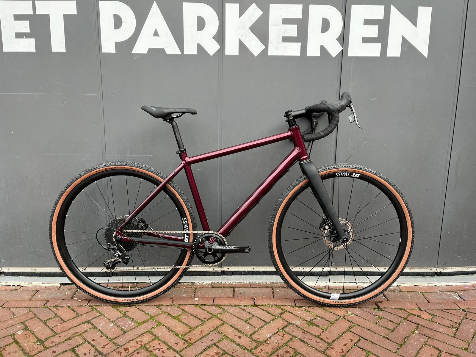 Gravelbike maat 51 SRAM 1x11 speed DT Swiss, Fietsen en Brommers, 28 inch, 10 tot 15 versnellingen, 49 tot 53 cm, Zo goed als nieuw