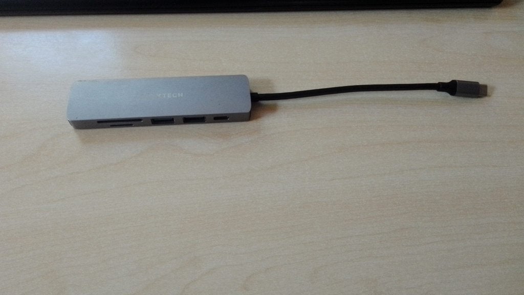 GREYTECH USB C HUB 6 in 1 Docking station, Computers en Software, Ophalen of Verzenden, Gebruikt, Laptop
