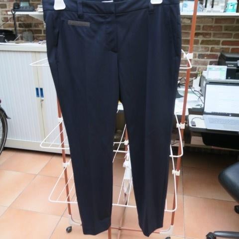 Broek blauw wol Brunello Cucinelli 44 (it 48) - nl 42, Maat 42/44 (L), Ophalen of Verzenden, Zo goed als nieuw, Lang
