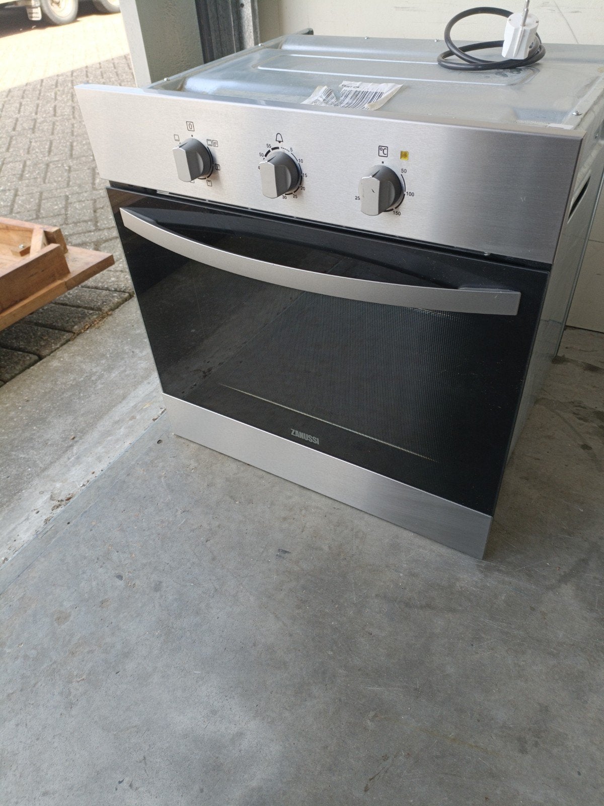 Zanussi inbouw oven, Ophalen, Gebruikt, Hete lucht, Zanussi