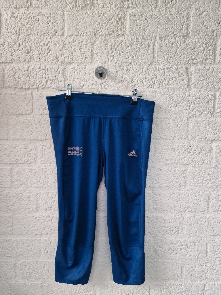 Adidas Berlin Marathon 2016 Capri M, Ophalen of Verzenden, Blauw, Legging