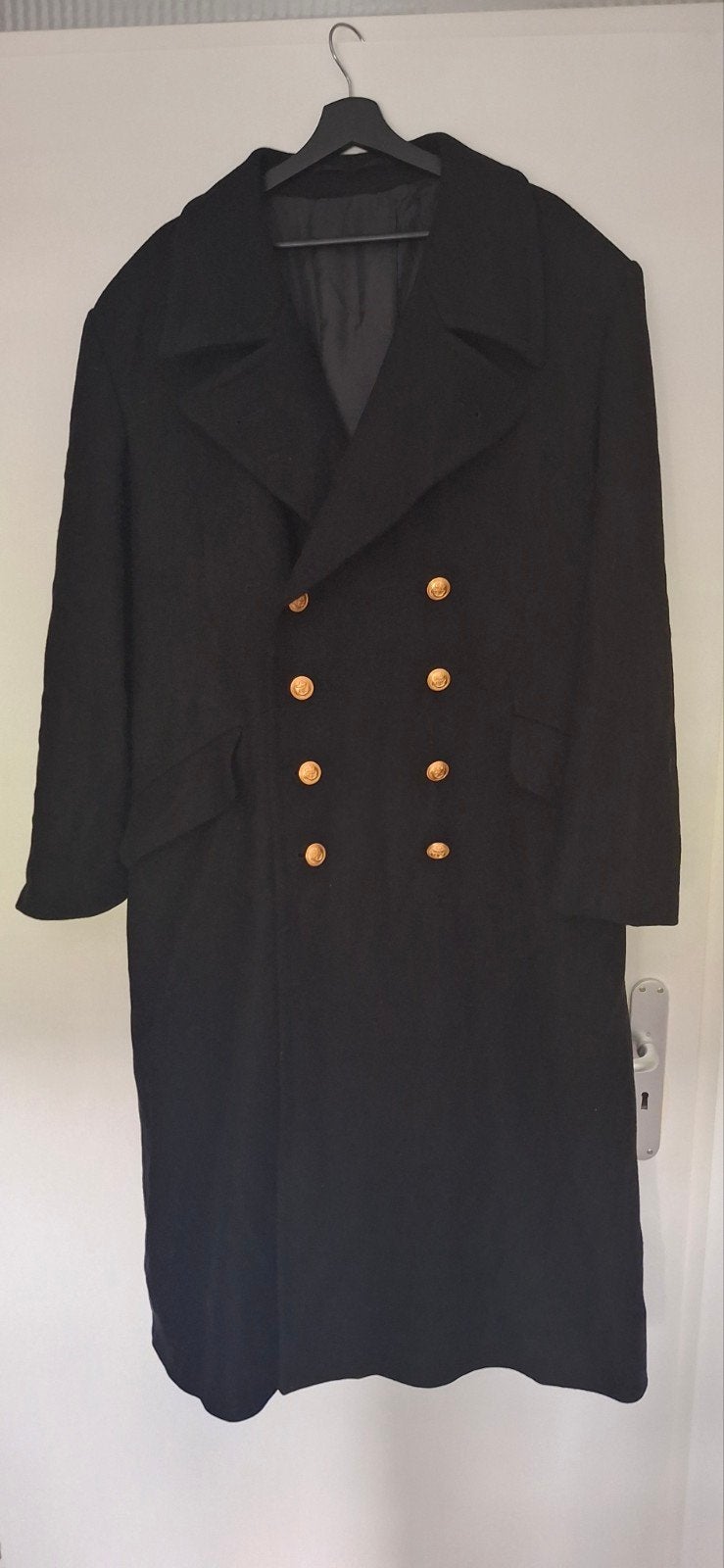 Mil-Tec Duitse Marinejas Replica - 50% Wol, Ophalen, Zwart, Maat 56/58 (XL), Zo goed als nieuw