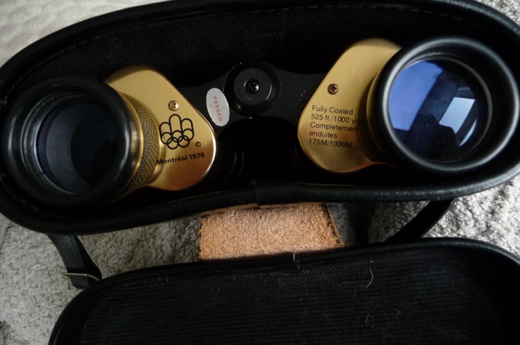 verrekijker in gold olympische spelen montreal bijzonder, Minder dan 8x, Overige typen, Ophalen of Verzenden, Zo goed als nieuw