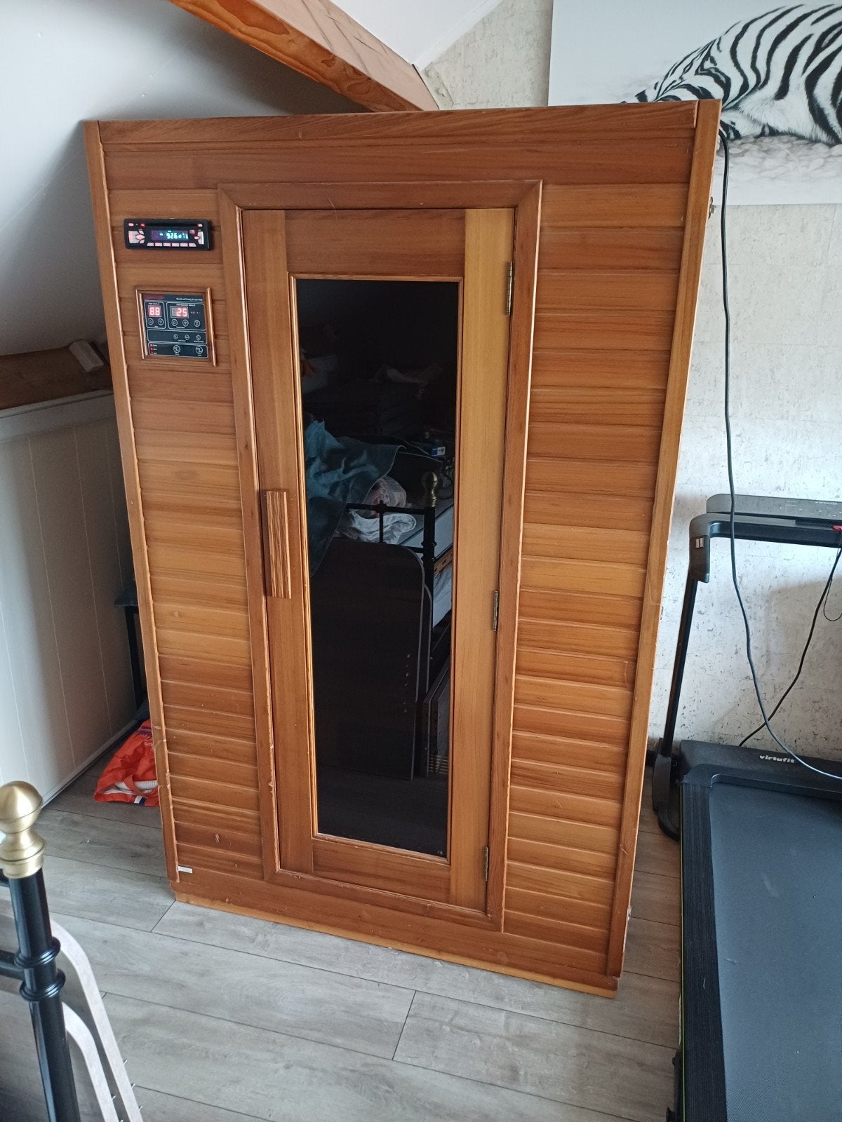 infrarood cabine, Ophalen, Gebruikt, Infrarood, Complete sauna