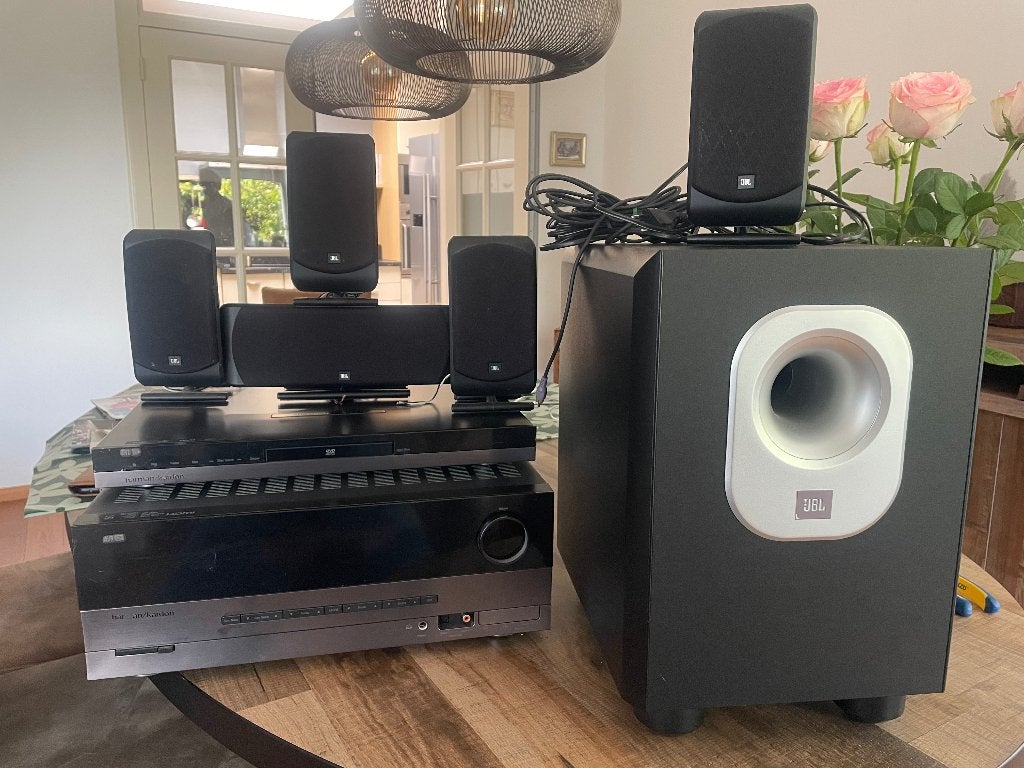 Radio, dvd , boxen, Audio, Tv en Foto, Ophalen, Met externe subwoofer, Zo goed als nieuw