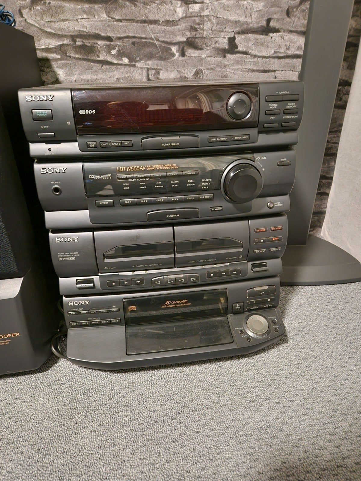 sony hifi set, Ophalen, Gebruikt, Speakers, Sony