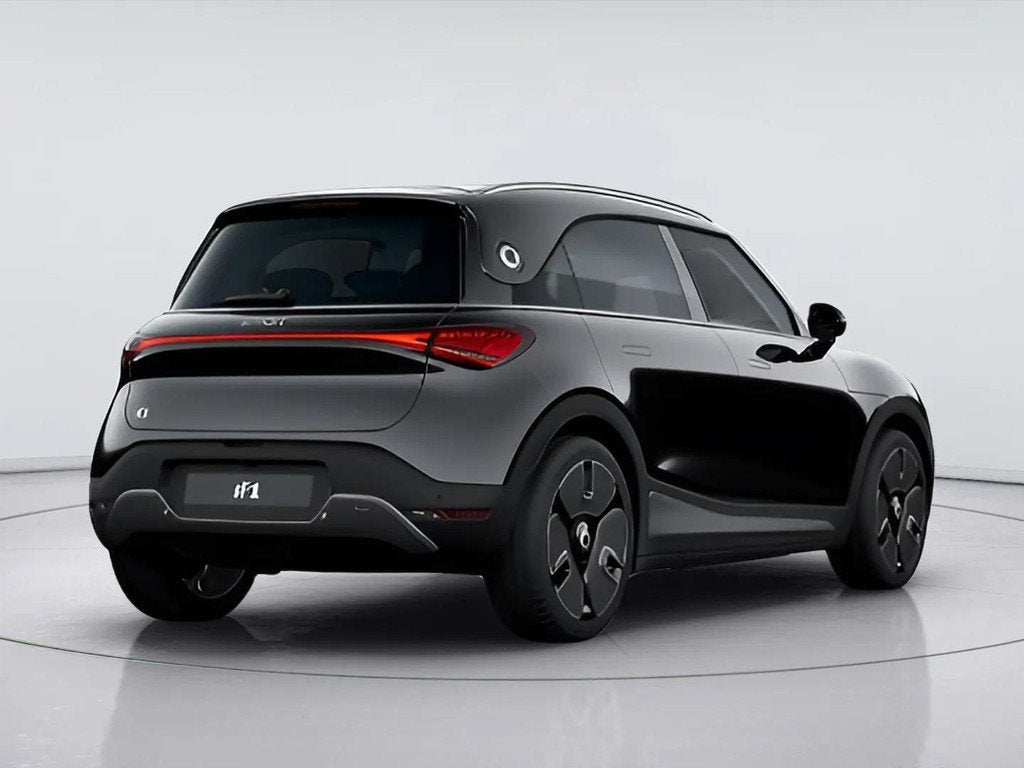 smart #1 Premium 66 kWh, Auto's, Smart, Automaat, Automatische klimaatregeling, Zwart, Leder