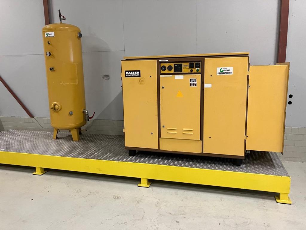 Compressor Kaesr BS60 Schroefcompressor, Ophalen, 800 liter/min of meer, Zo goed als nieuw, Olievrij