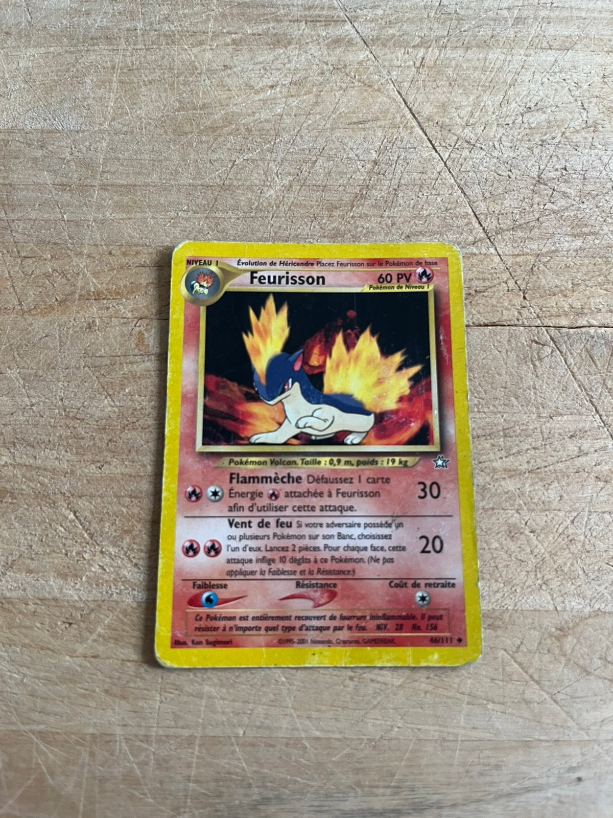 Pokemon Quilava #46/111, Ophalen of Verzenden, Zo goed als nieuw